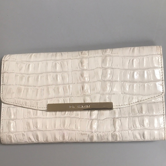 Brahmin Elisa La Scala Macaroon Tri Textured. HTF 3 piece set - Picture 10 of 16